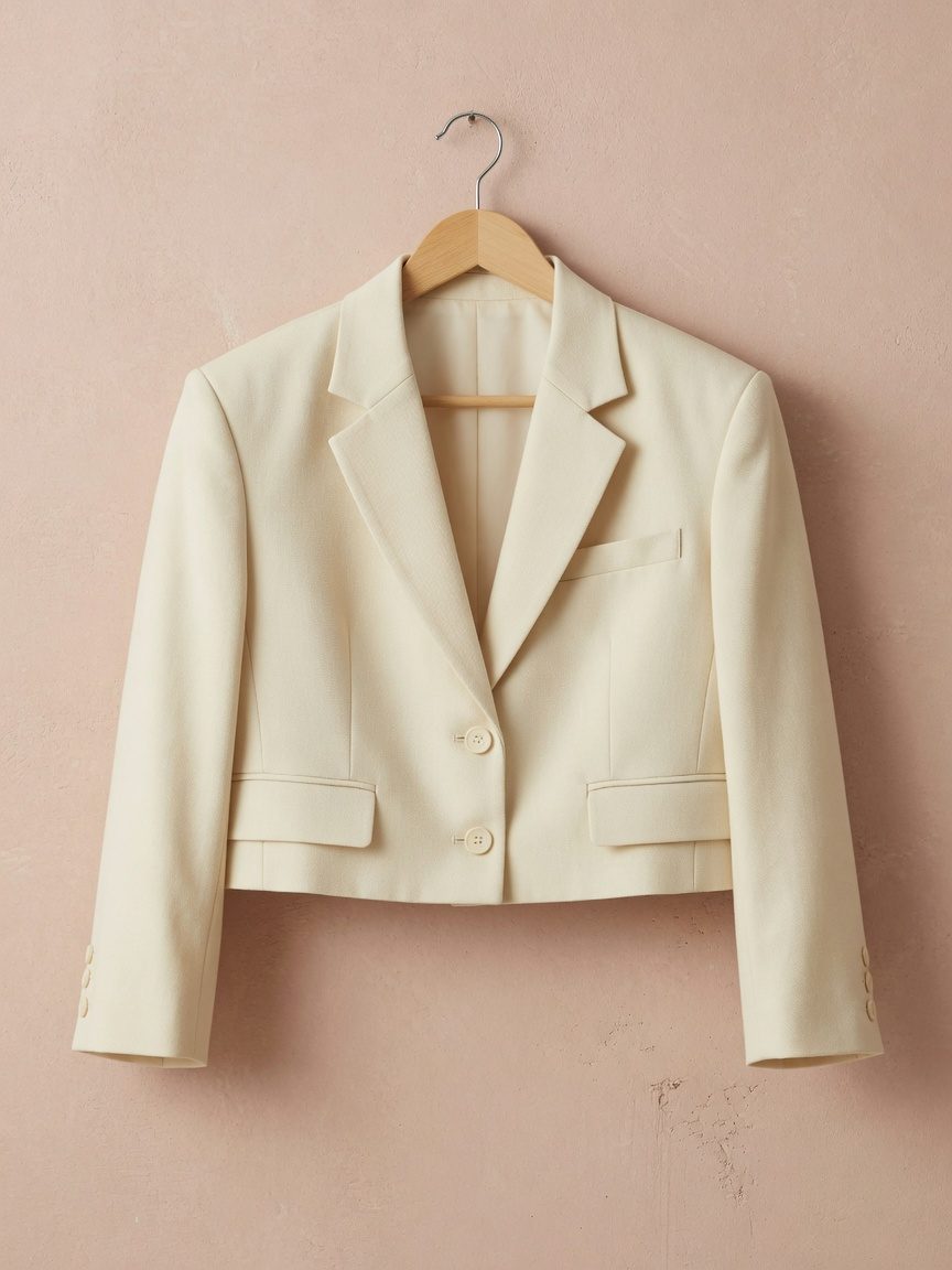 Blazer cropped cru — Lina