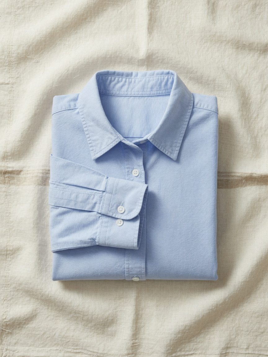 Camisa oversized azul — Lina